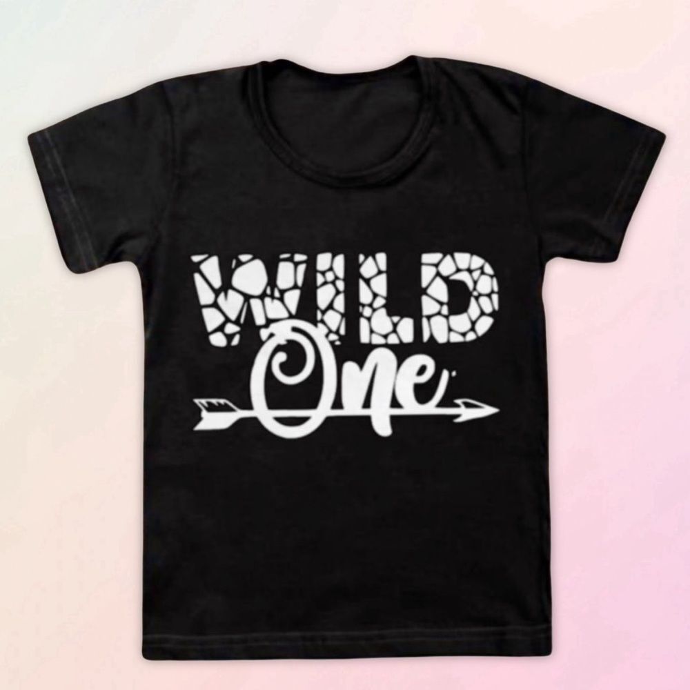 Custom, “Wild One”, Unisex, Baby Tee